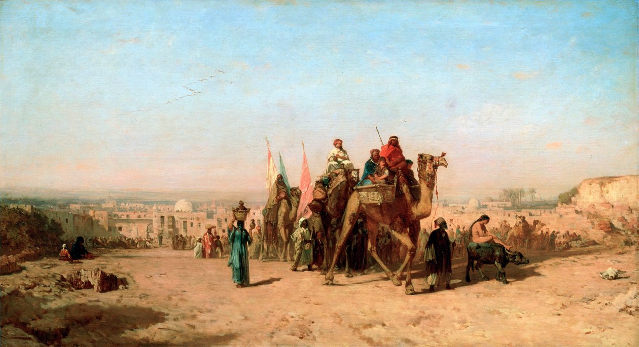 Karavana, 1860. od Félix Ziem