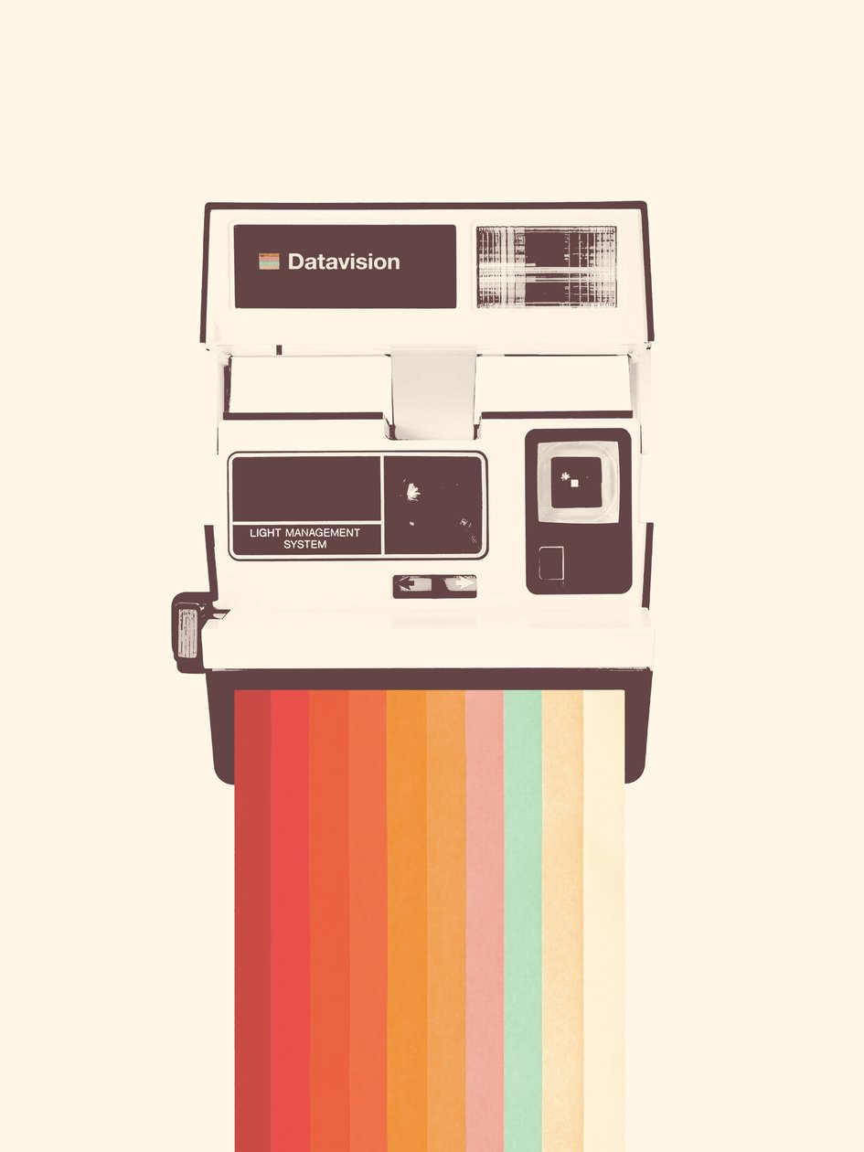 Instant Camera Rainbow, 2019 (digitální) od Florent Bodart