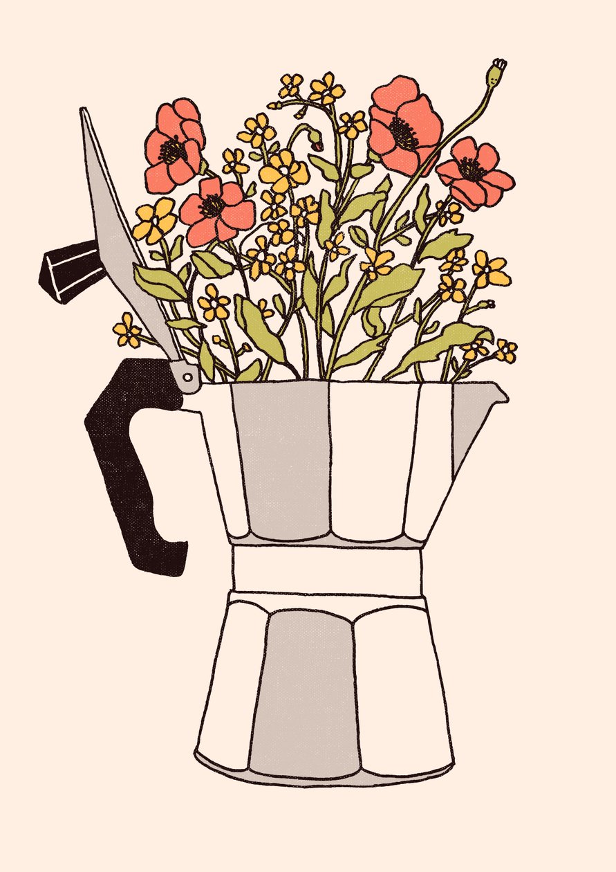 Moka Flowers, 2019 (digitální) od Florent Bodart