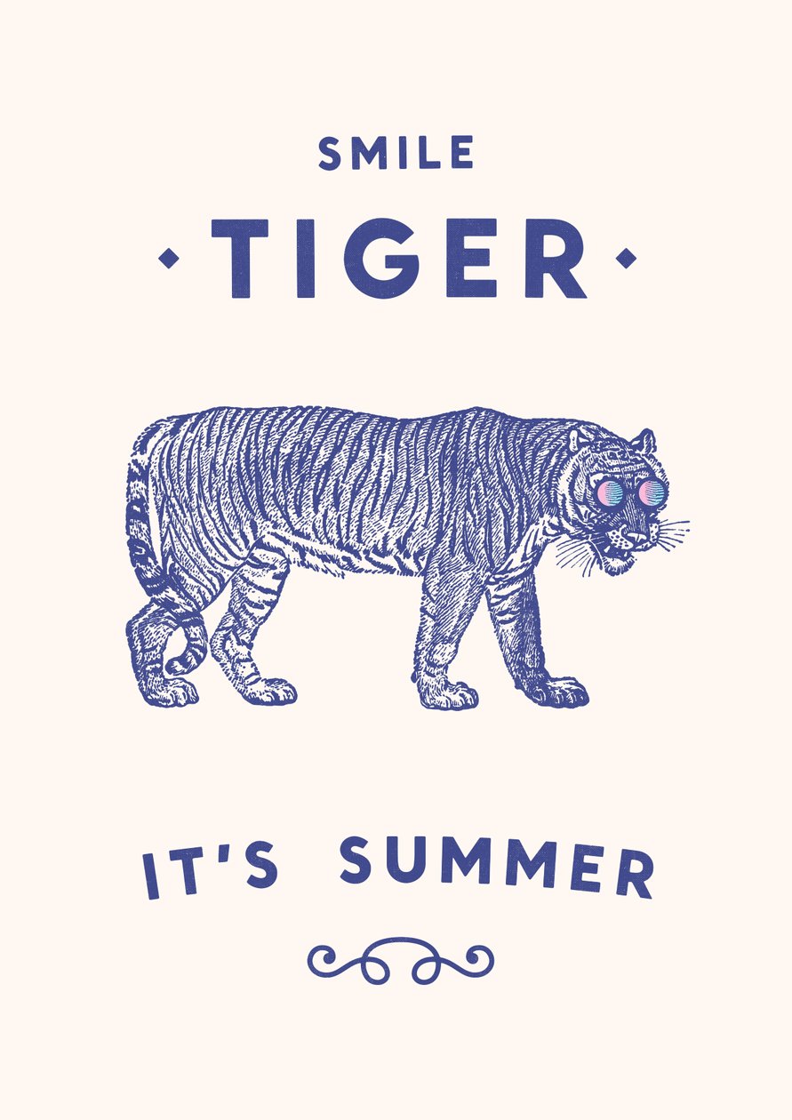 Smile Tiger, 2020 (digitální) od Florent Bodart