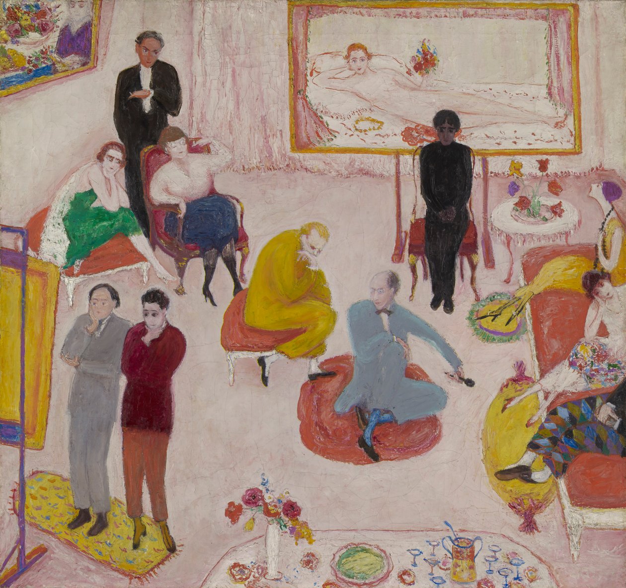 Studio Party (večer) od Florine Stettheimer