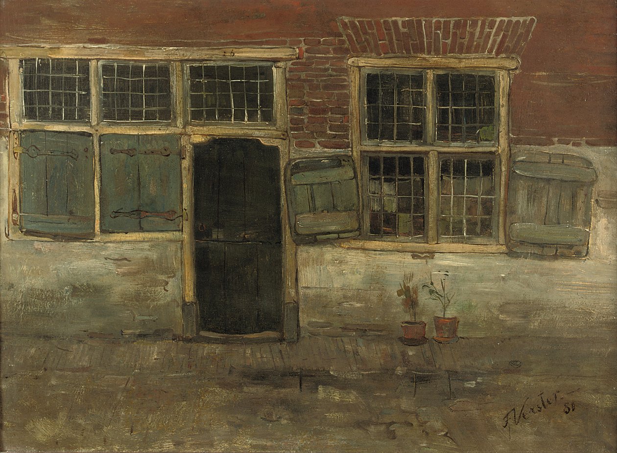 Little Houses, Leiden, 1881 od Floris Verster