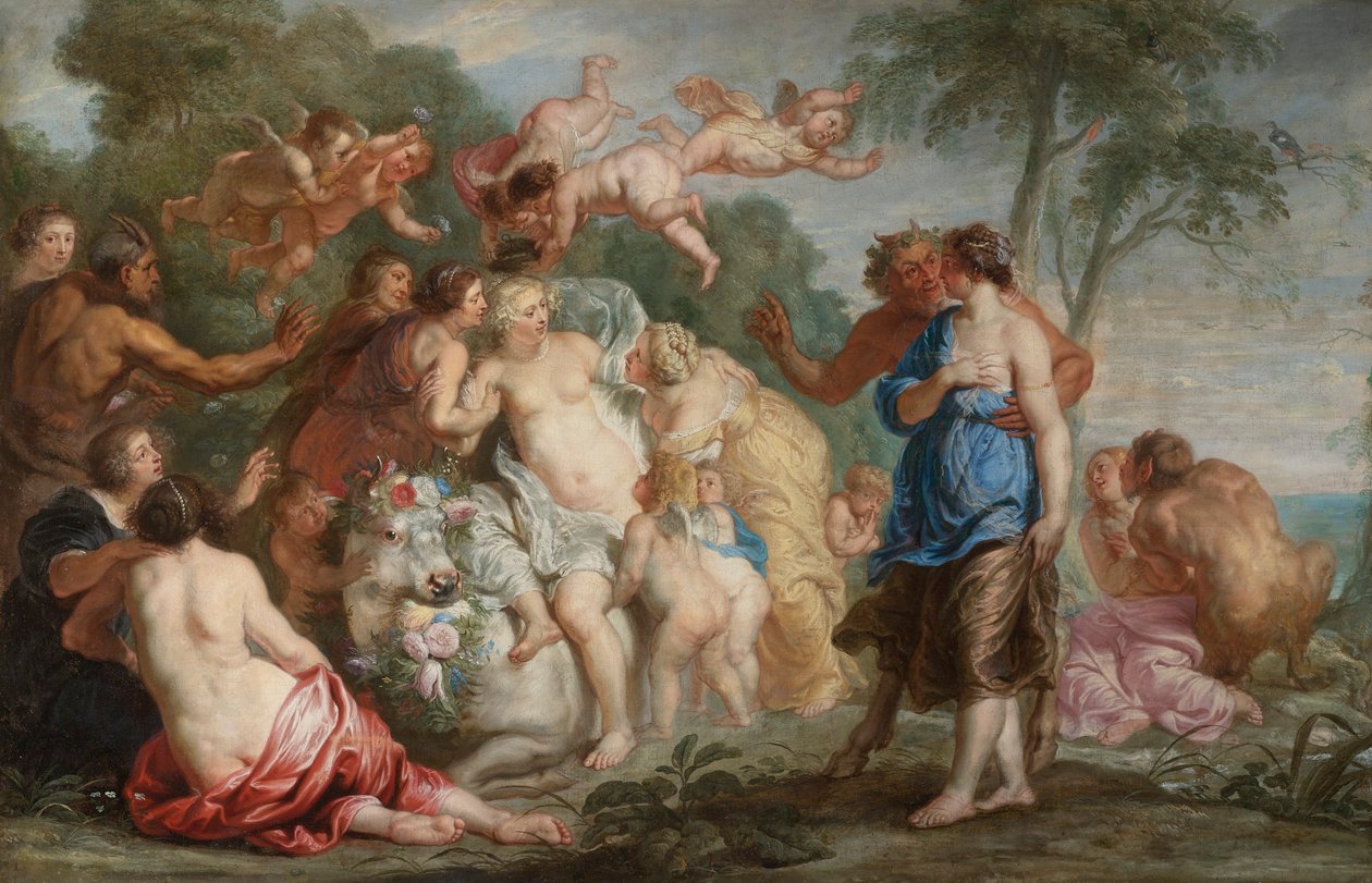Znásilnění Evropy od Follower of Peter Paul Rubens