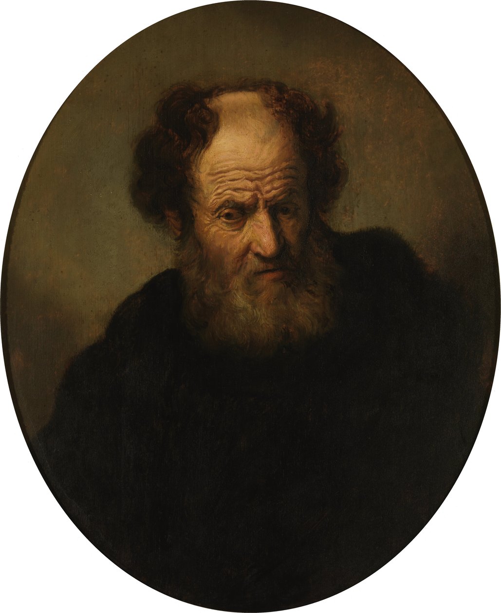 Starý muž od Follower of Rembrandt