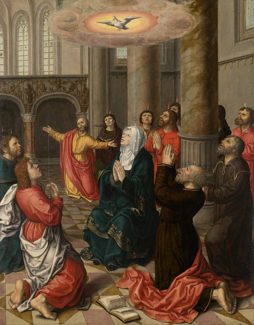 letnice od Follower of Bernard van Orley