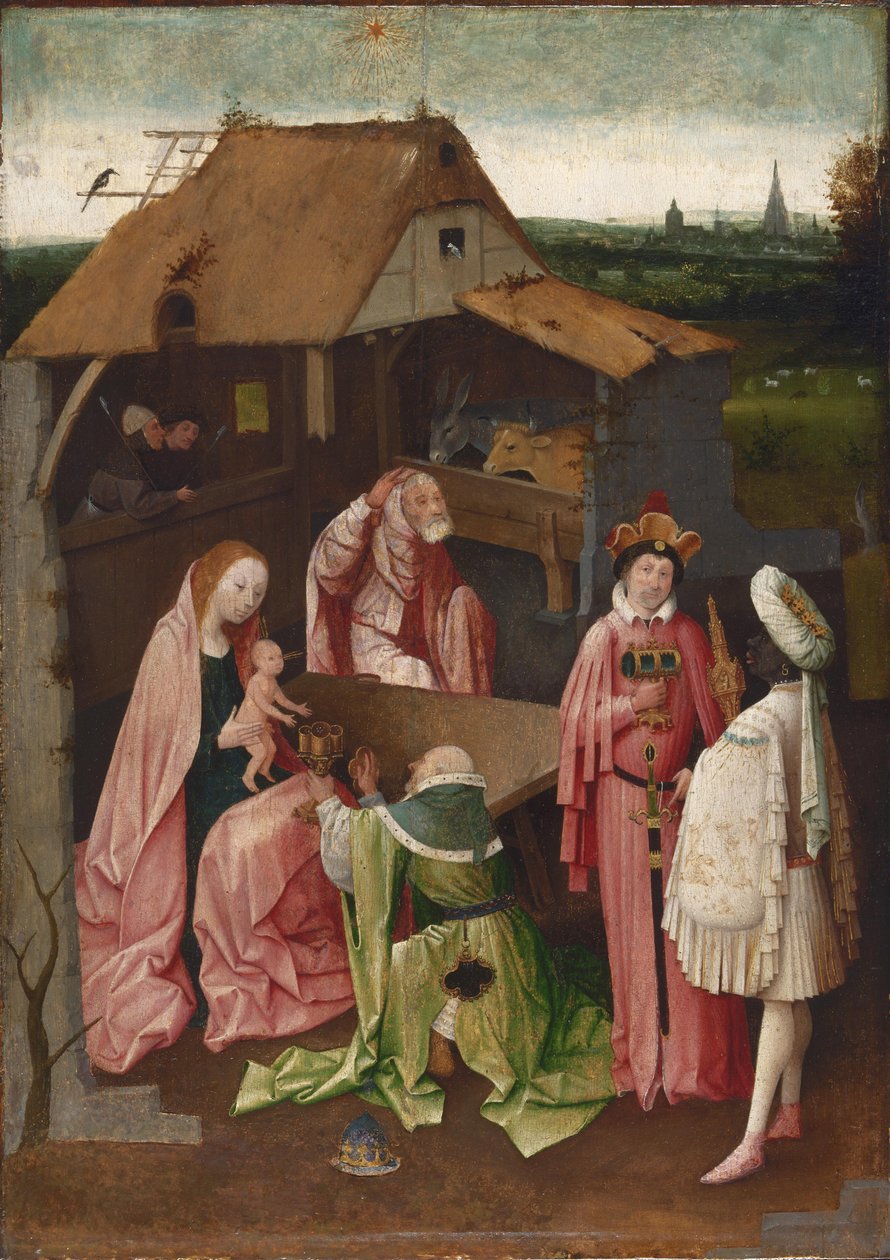 Klanění tří králů od Follower of Hieronymus Bosch