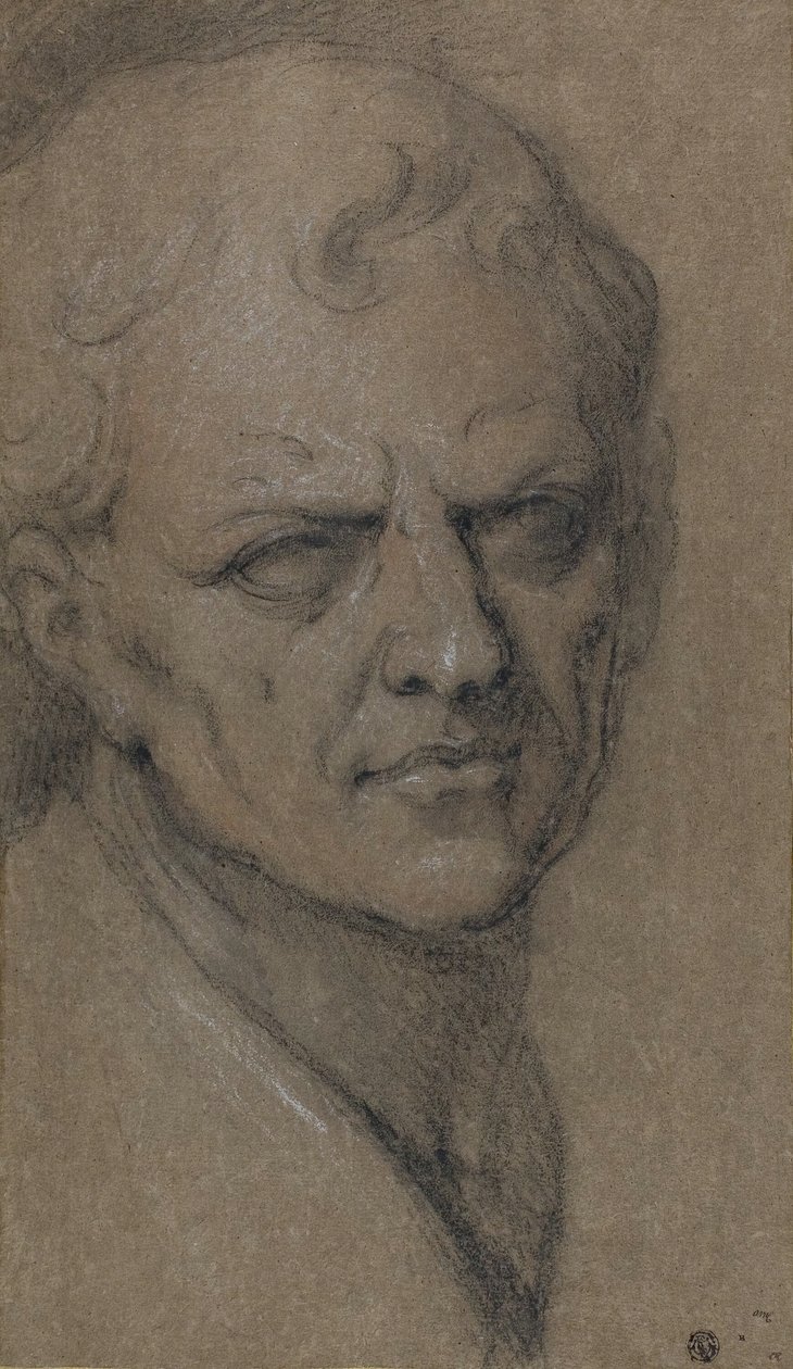 Roman Portrét Busta od Follower of Jacopo Tintoretto