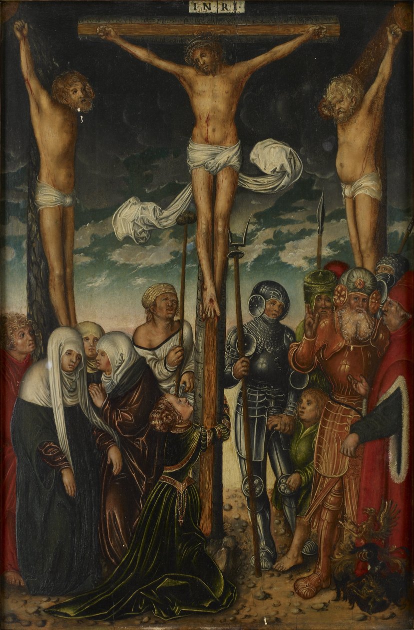 Ukřižování od Follower of Lucas Cranach the Elder