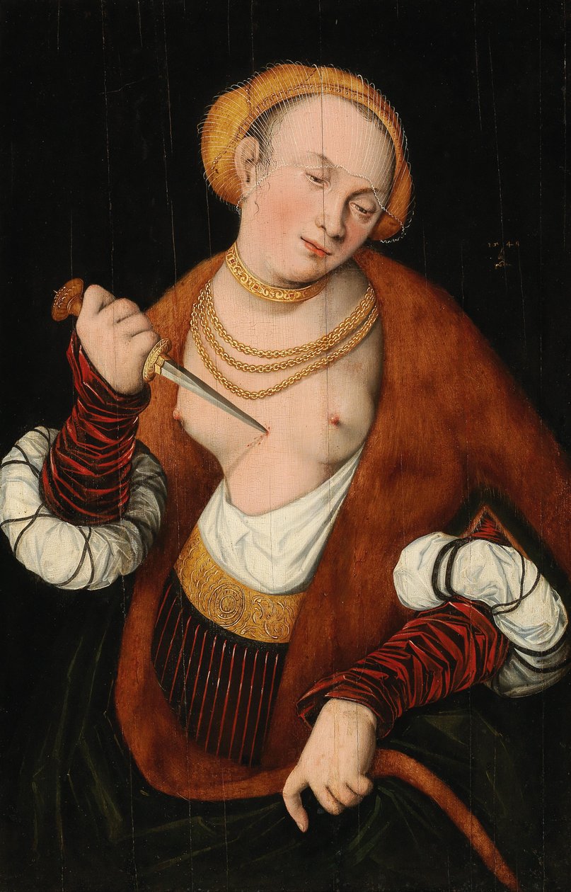 Lucretia od Follower of Lucas Cranach the Elder