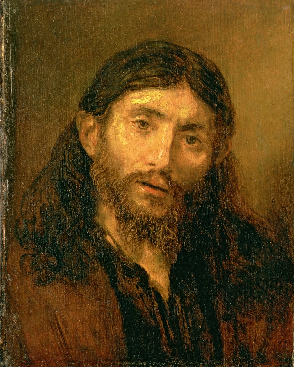 Busta Krista, kolem 1648-52 od Follower of Rembrandt