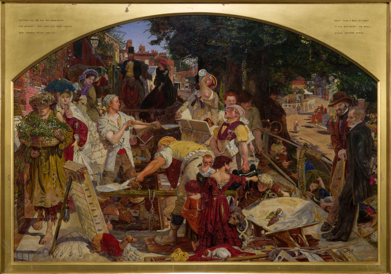 Práce, 1863. od Ford Madox Brown