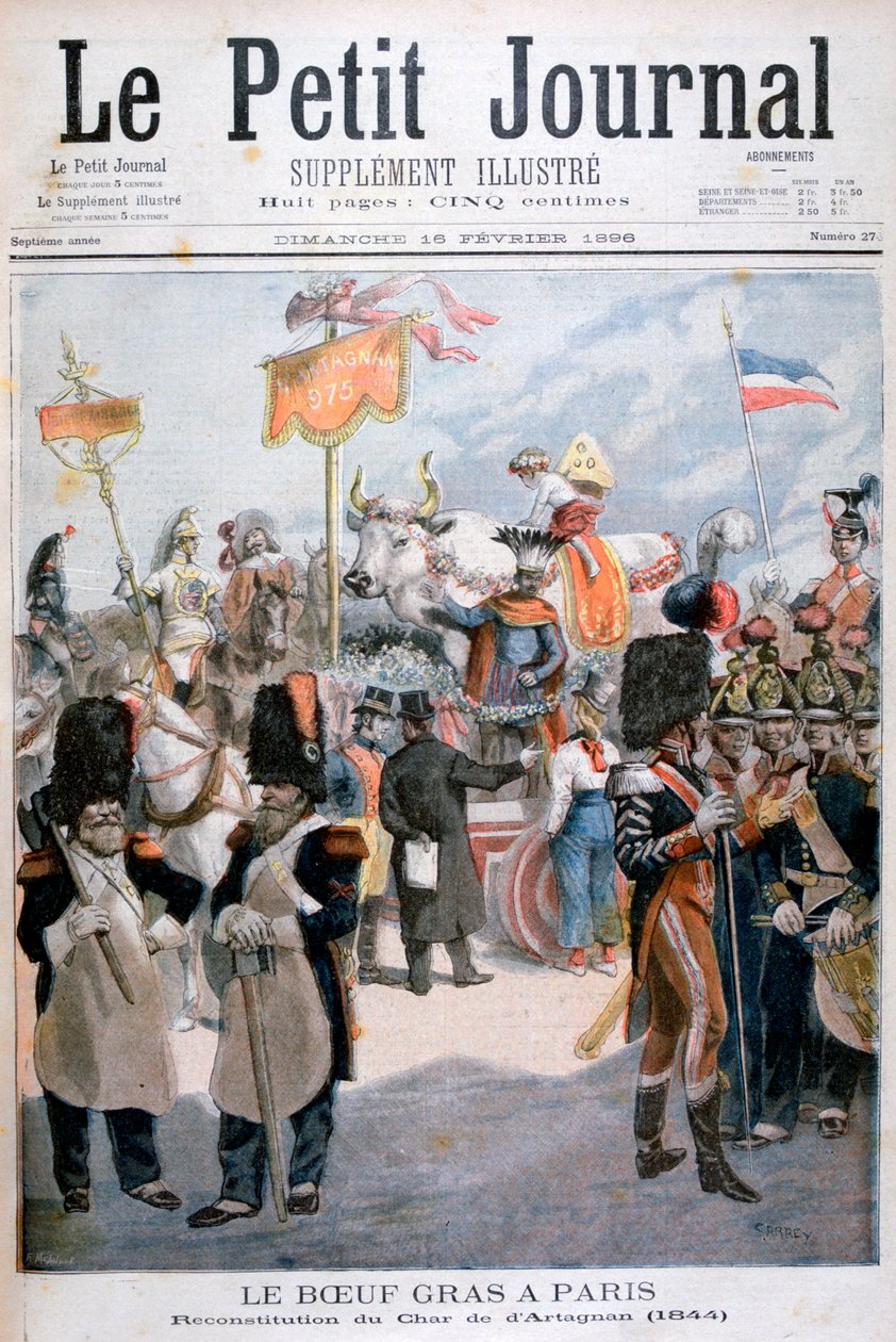 Slavnosti vykrmeného vola v Paříži, 1896 od Fortuné Méaulle