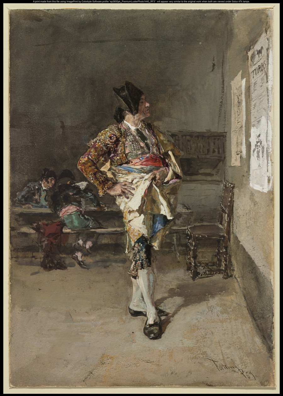 Toreador, 1869 od Fortuny y Carbó