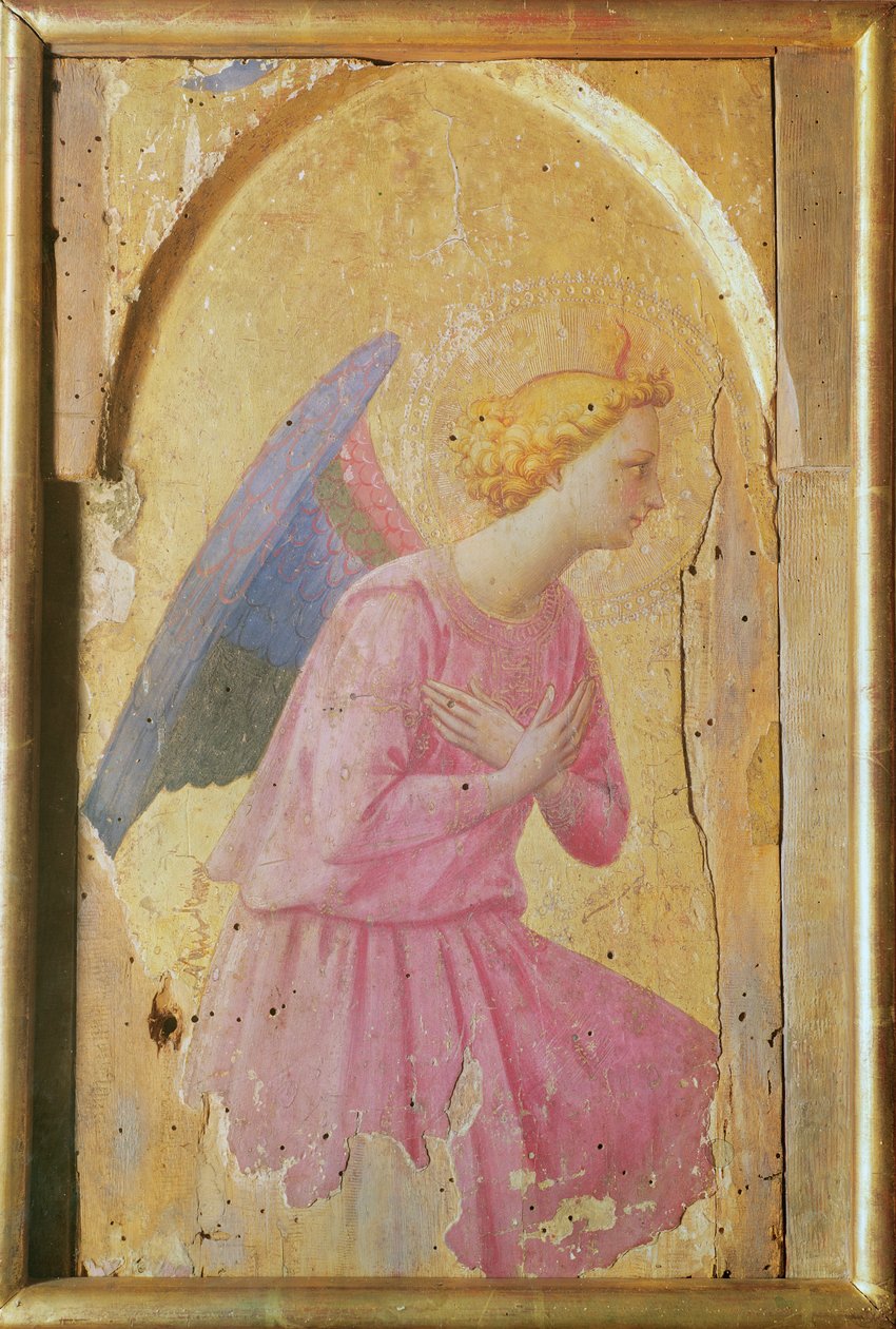 Anděl v adoraci, kolem 1430-1440 od Fra Angelico