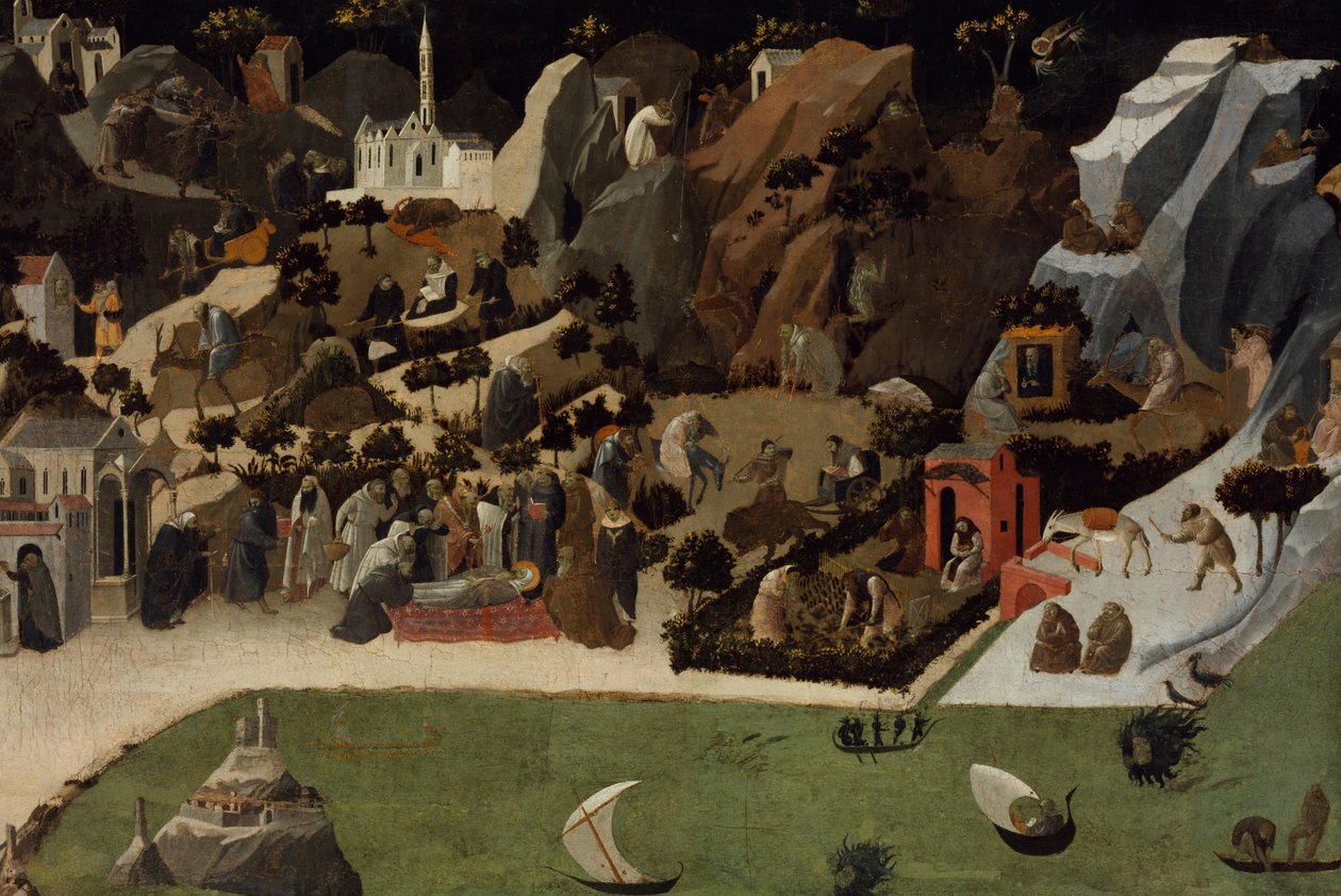 Scény ze životů pouštních otců (Thebaid) od Fra Angelico