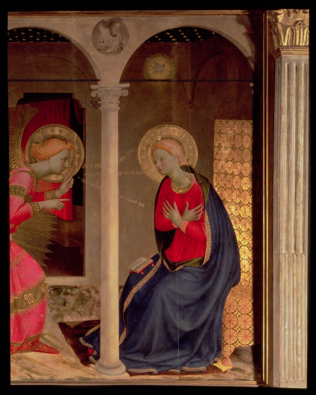 Zvěstování (detail) od Fra Angelico