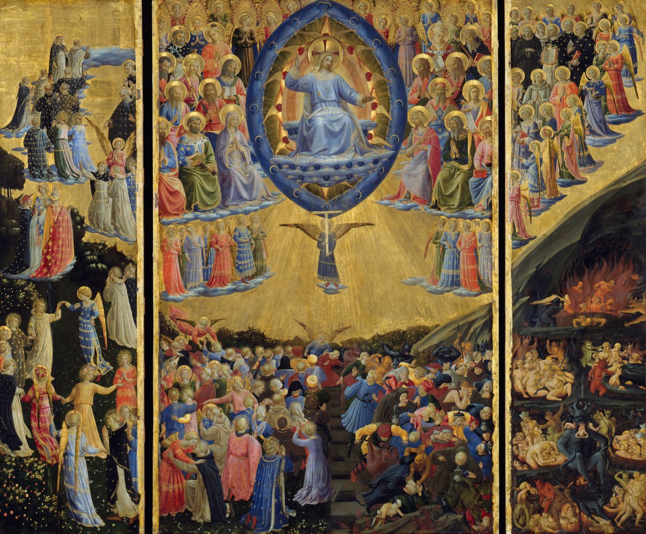 Poslední soud (Okřídlený oltář) od Fra Angelico