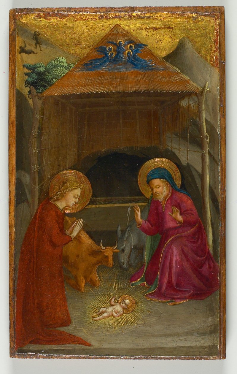 The Nativity, c.1425-30 (tempera na topolovém panelu) od Fra Angelico