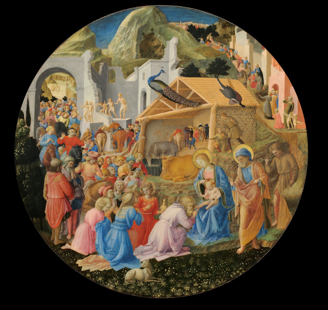 Klanění tří králů od Fra Filippo Lippi