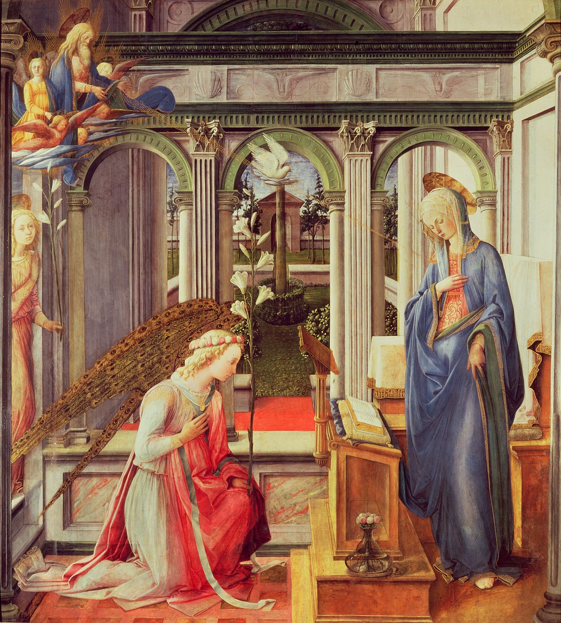 Zvěstování od Fra Filippo Lippi