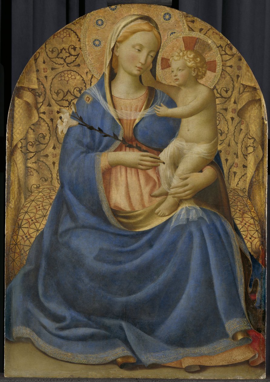 Madonna pokory, kolem 1440 (panel) od Fra  Angelico