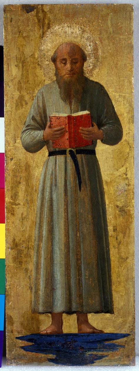 A Saint, v.1435-40 (tempera na topolovém dřevě) od Fra Angelico