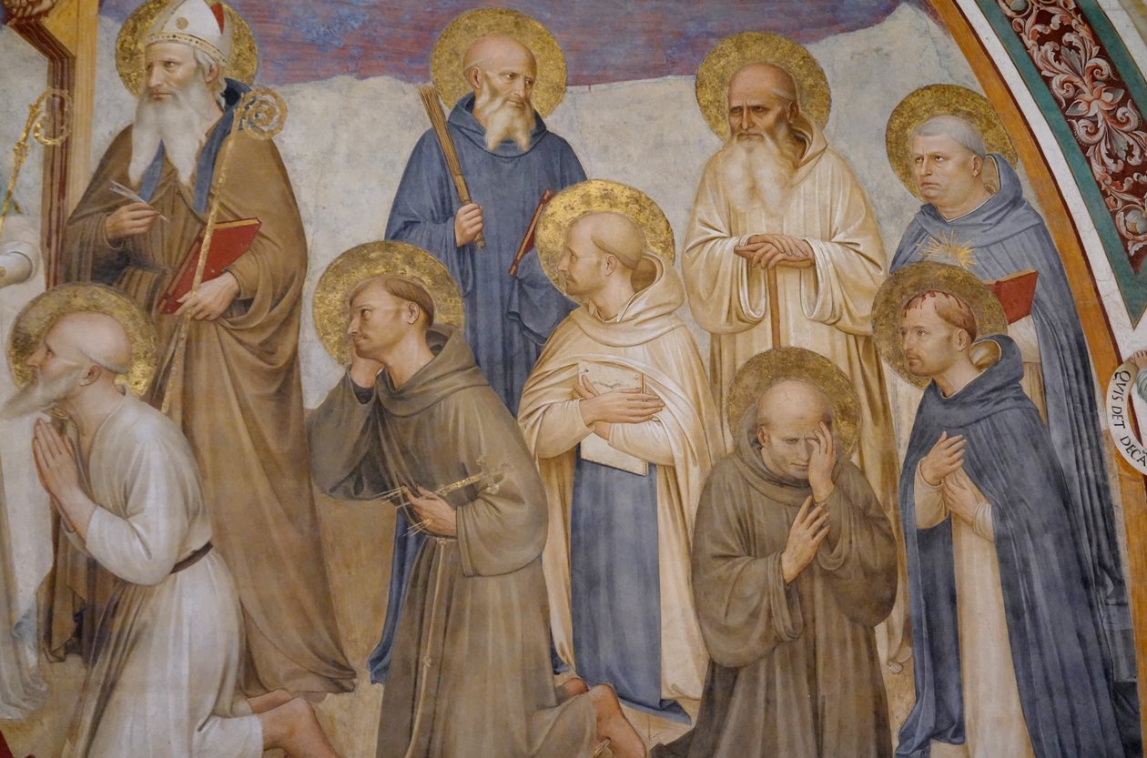 Ukřižování se svatými od Fra Angelico