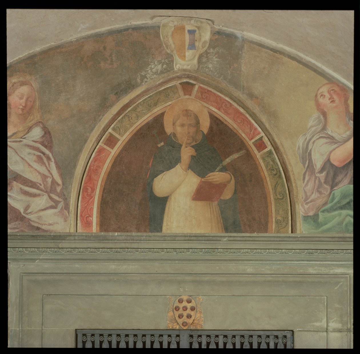 Svatý Petr mučedník prosící o Ticho od Fra Angelico