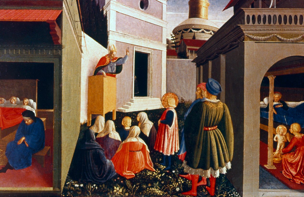 Povolání svatého Mikuláše, 1437 od Fra Angelico