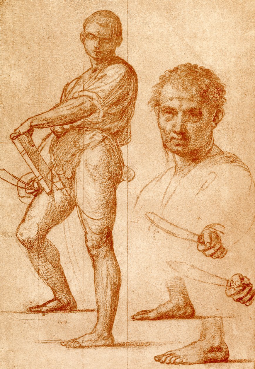 Studie na svatého Bartoloměje od Fra Bartolomeo