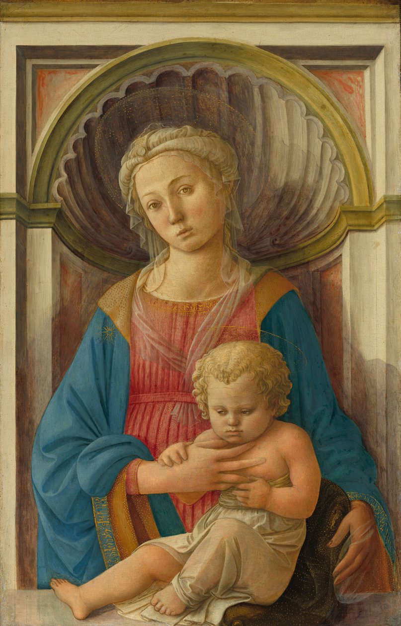 Madonna a dítě od Fra Filippo Lippi