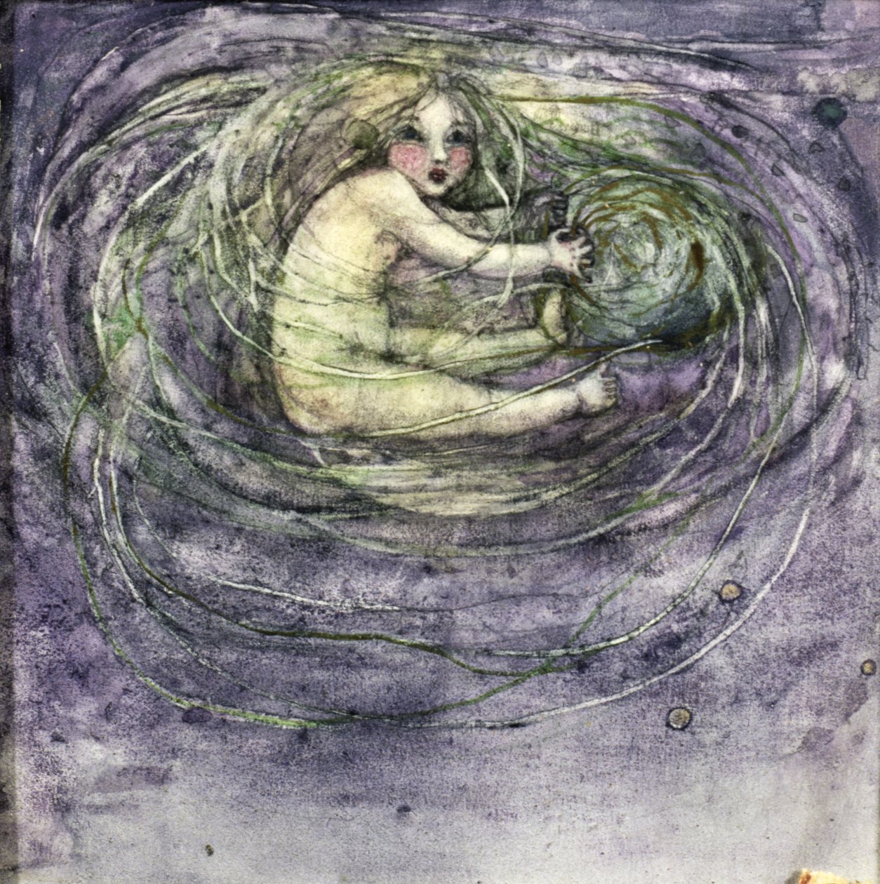 Dítě v růžové misce od Frances McNair