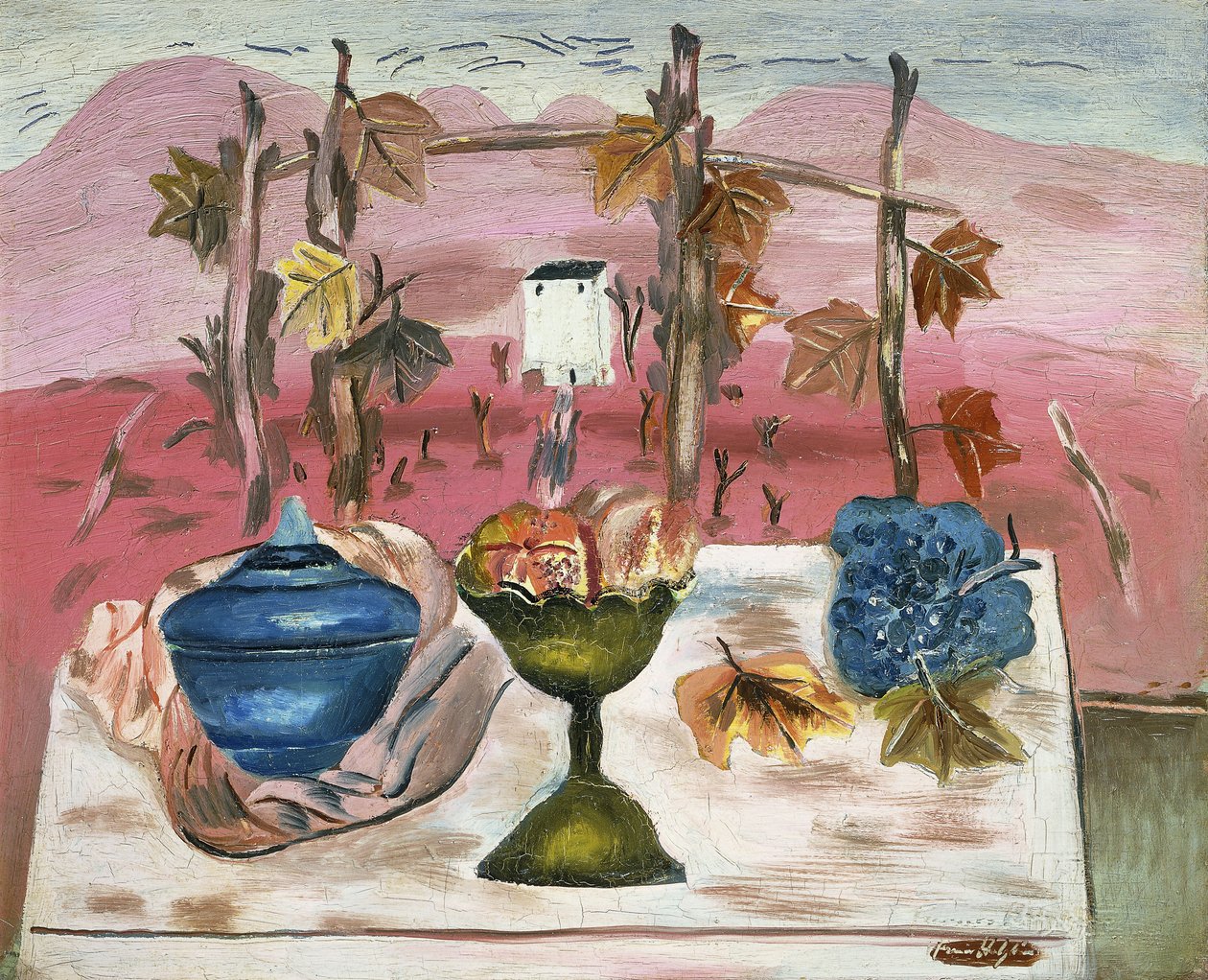 Večer, kolem roku 1923 (olej na plátně) od Frances Hodgkins