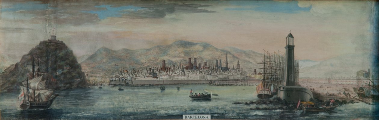 Barcelona z vody od Francesc Fontanals