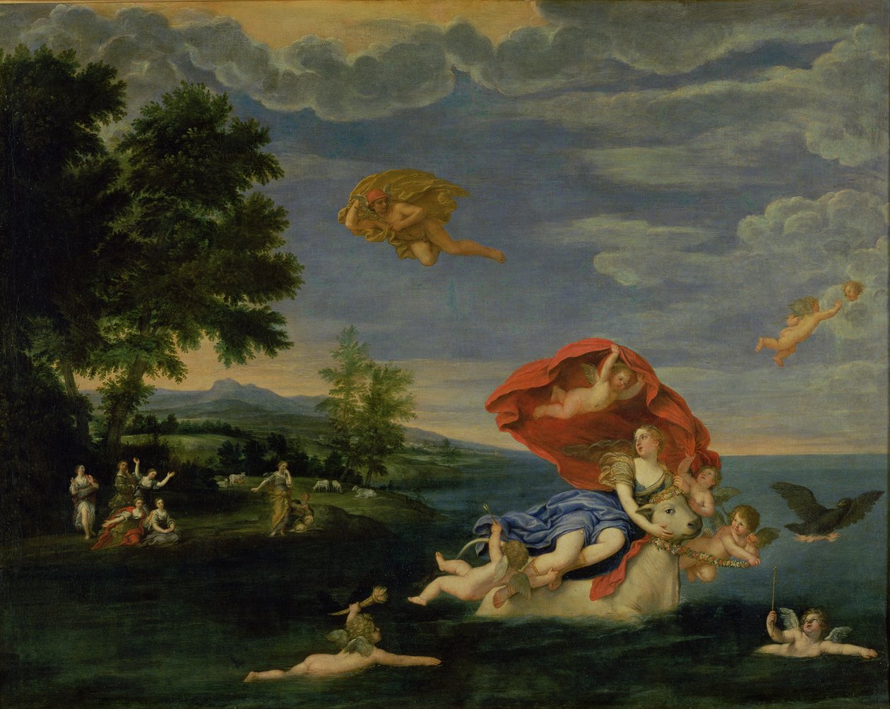 Znásilnění Evropy od Francesco Albani