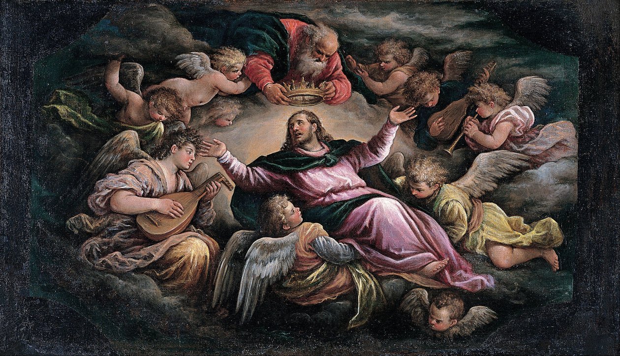 Kristus ve slávě od Francesco Bassano