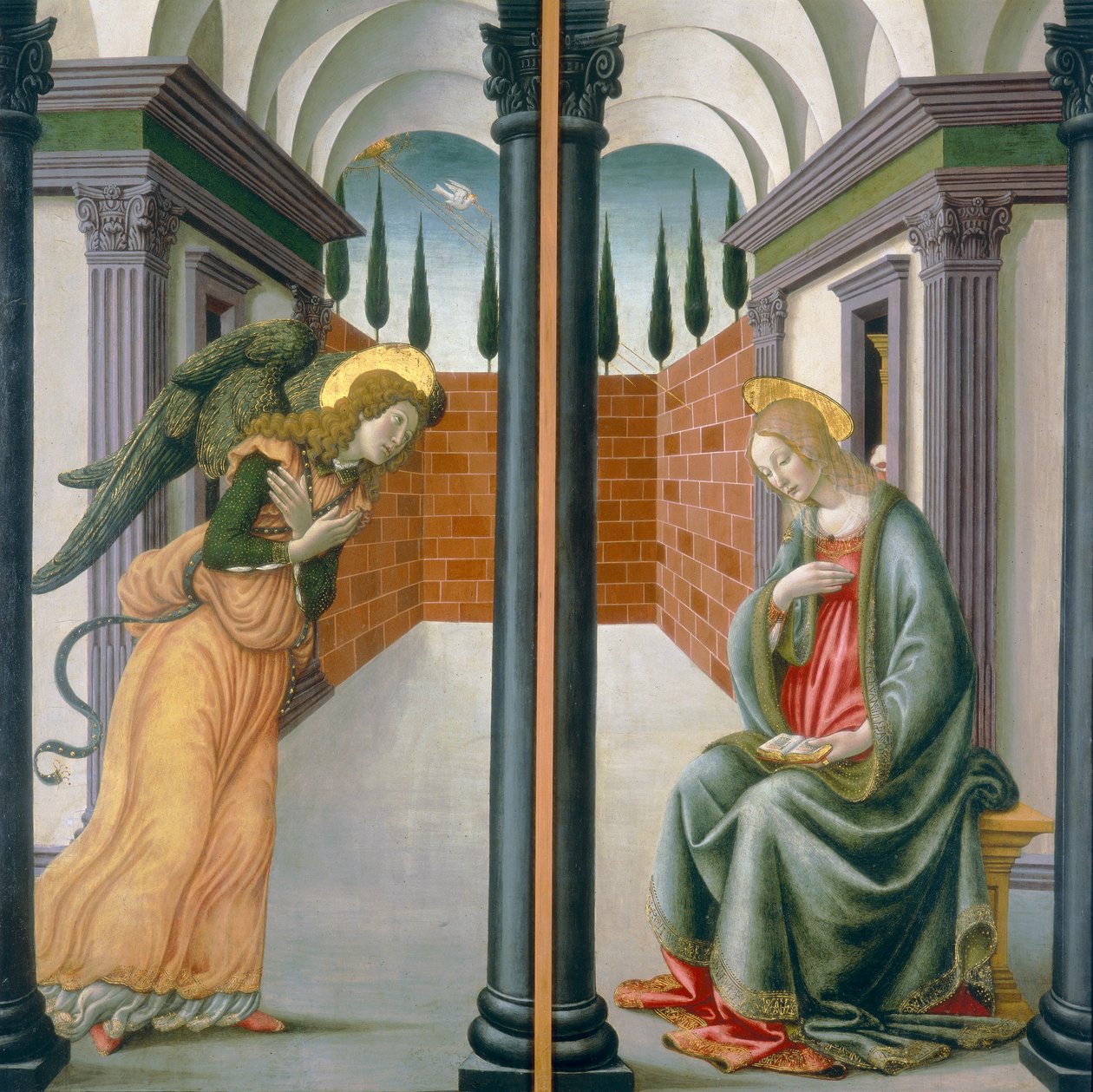 Zvěstování od Francesco Botticini