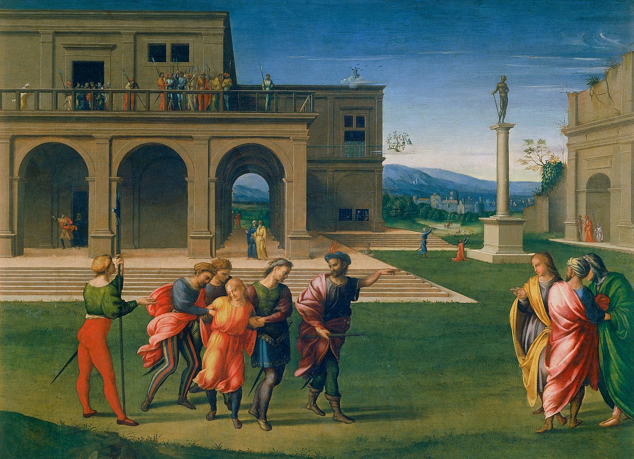 Joseph vedl do vězení od Francesco Granacci