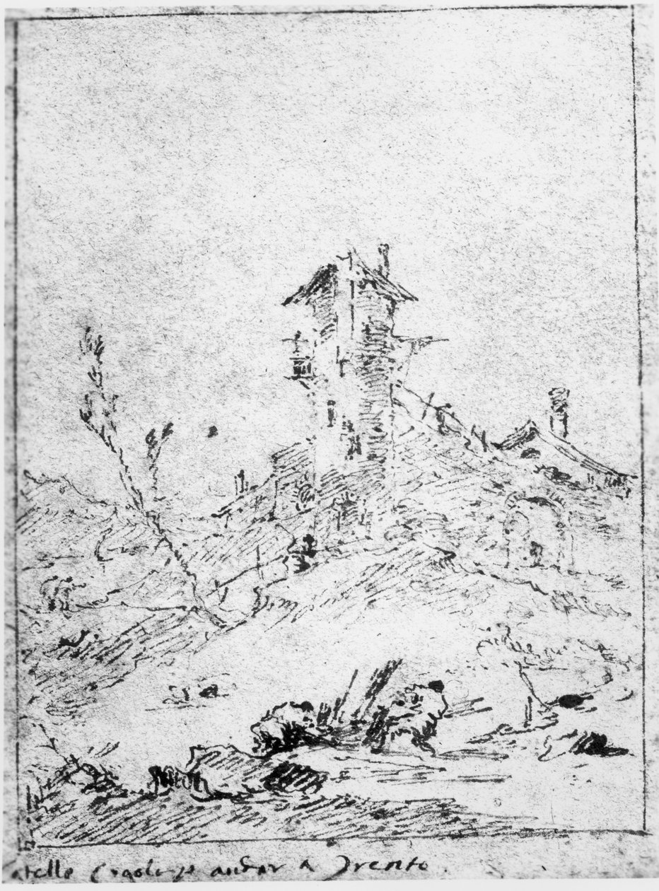 Castel Cogolo Jet do Trenta od Francesco Guardi