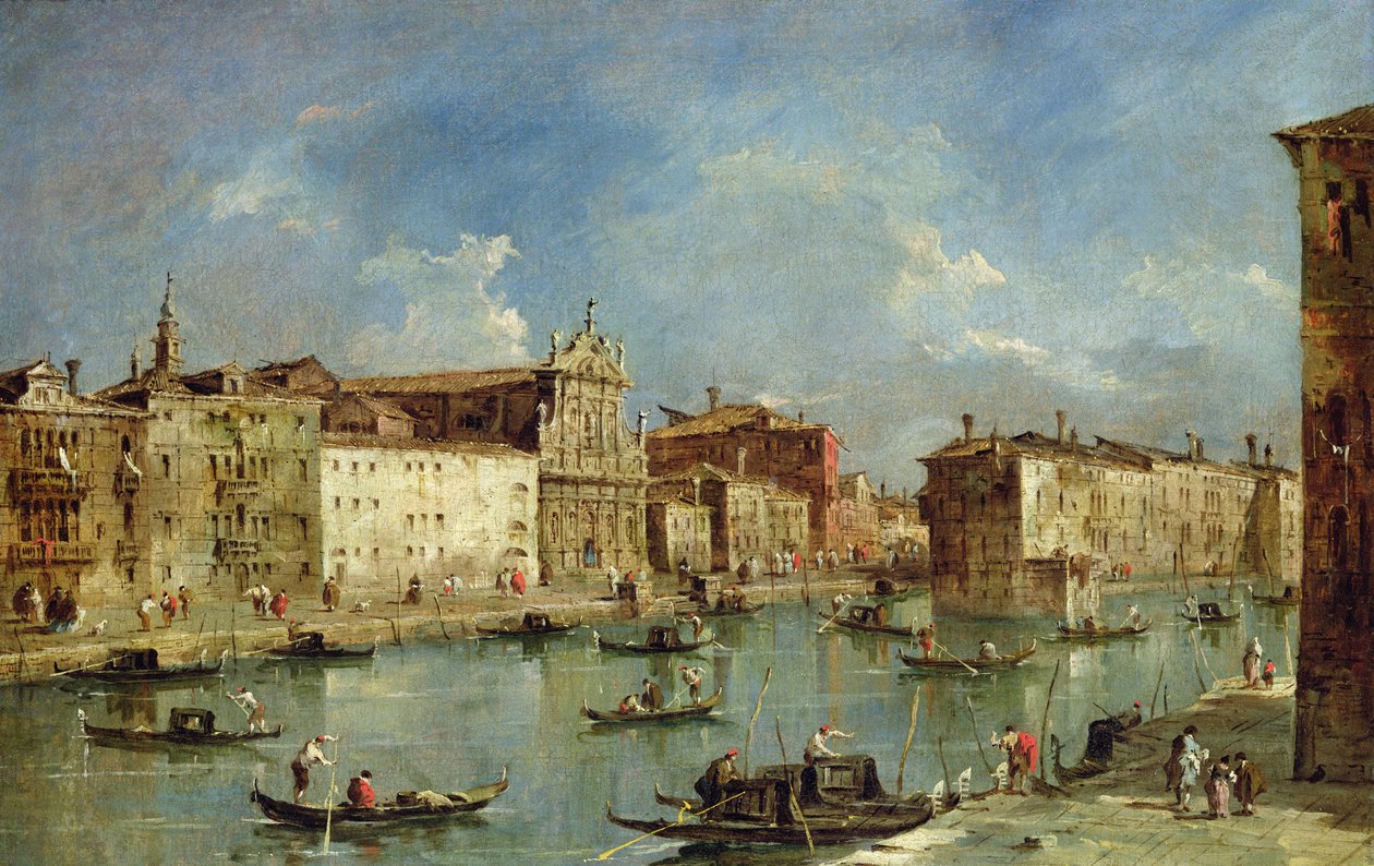 Velký kanál od Francesco Guardi