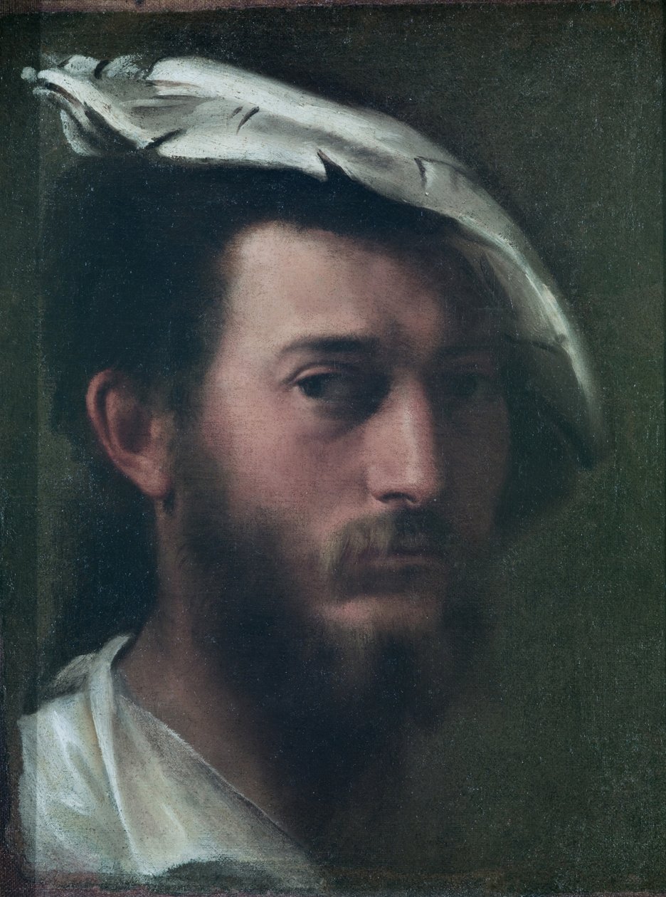 Autoportrét, 1525-30 od Francesco Primaticcio
