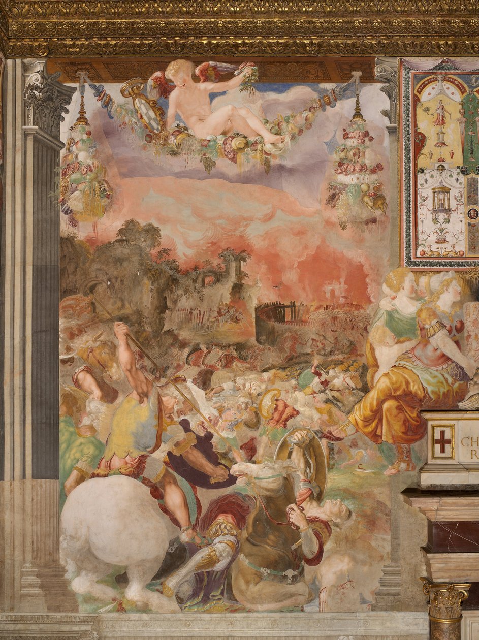 Rout Volscii od Francesco de Rossi Salviati Cecchino