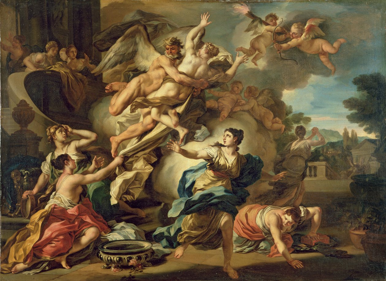 Únos Orithyie od Francesco Solimena