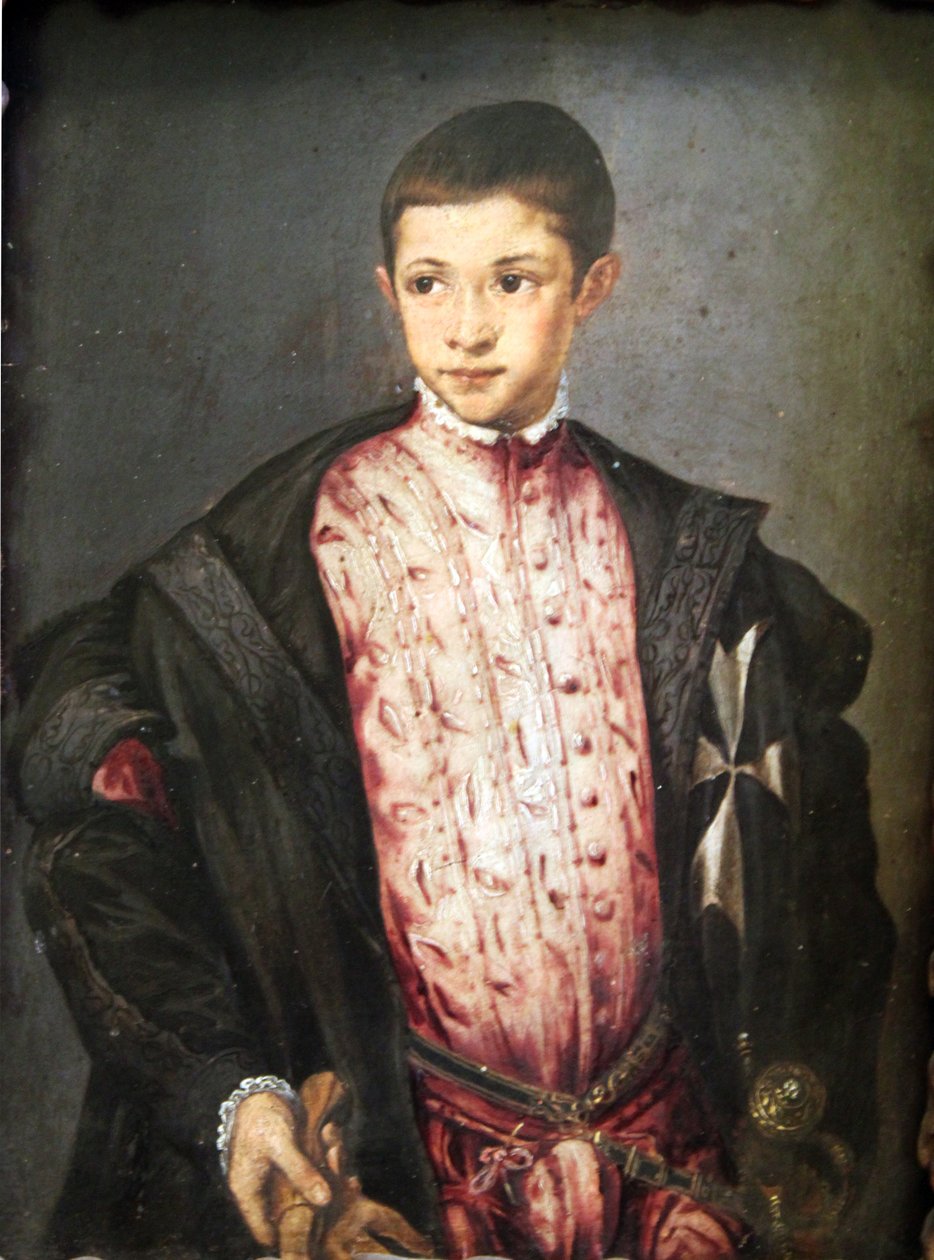 Portrét Ranuccio Farnese (1530-1565) od Francesco de Rossi