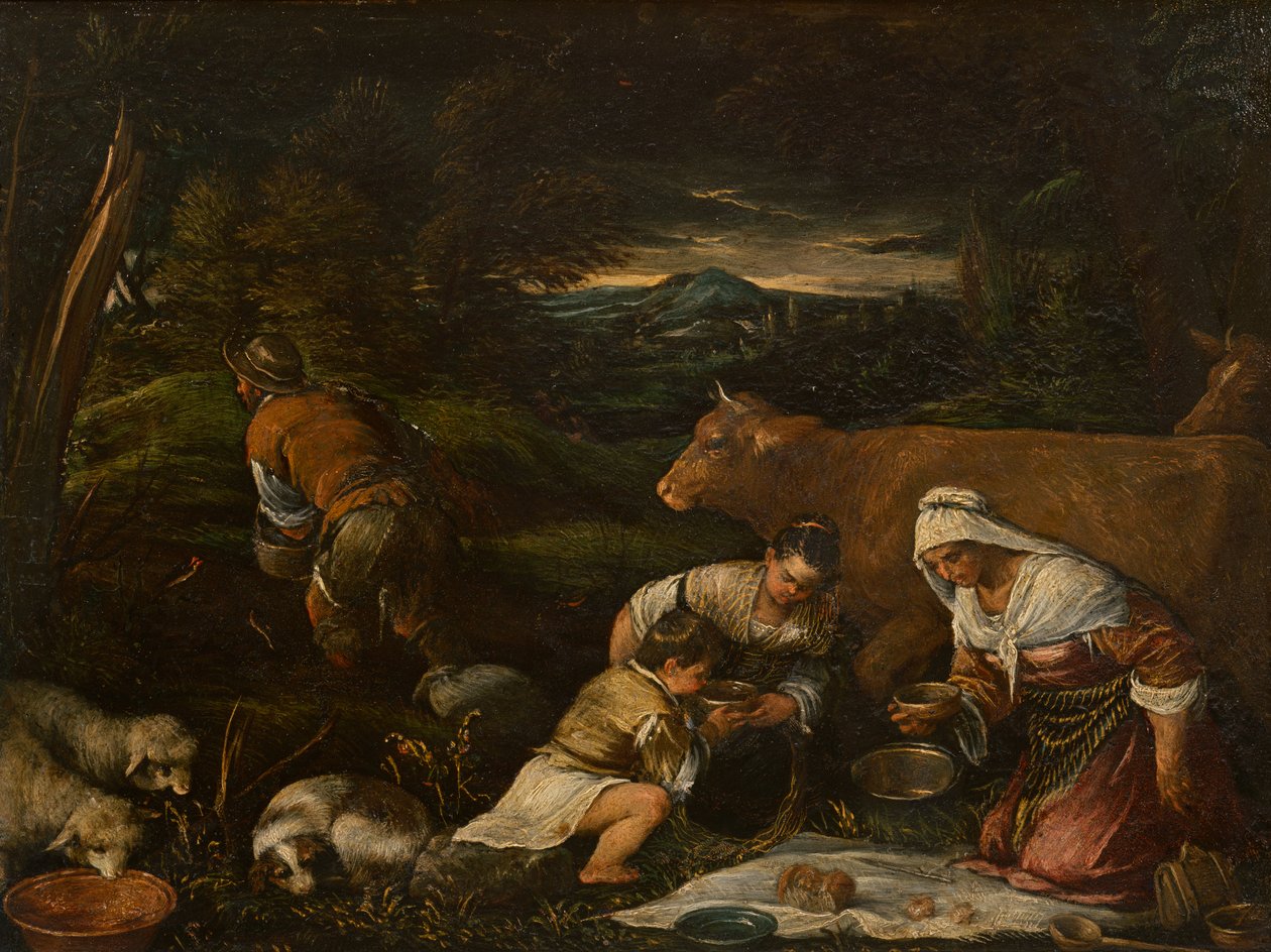 Rozsévač, 1575 od Francesco Bassano