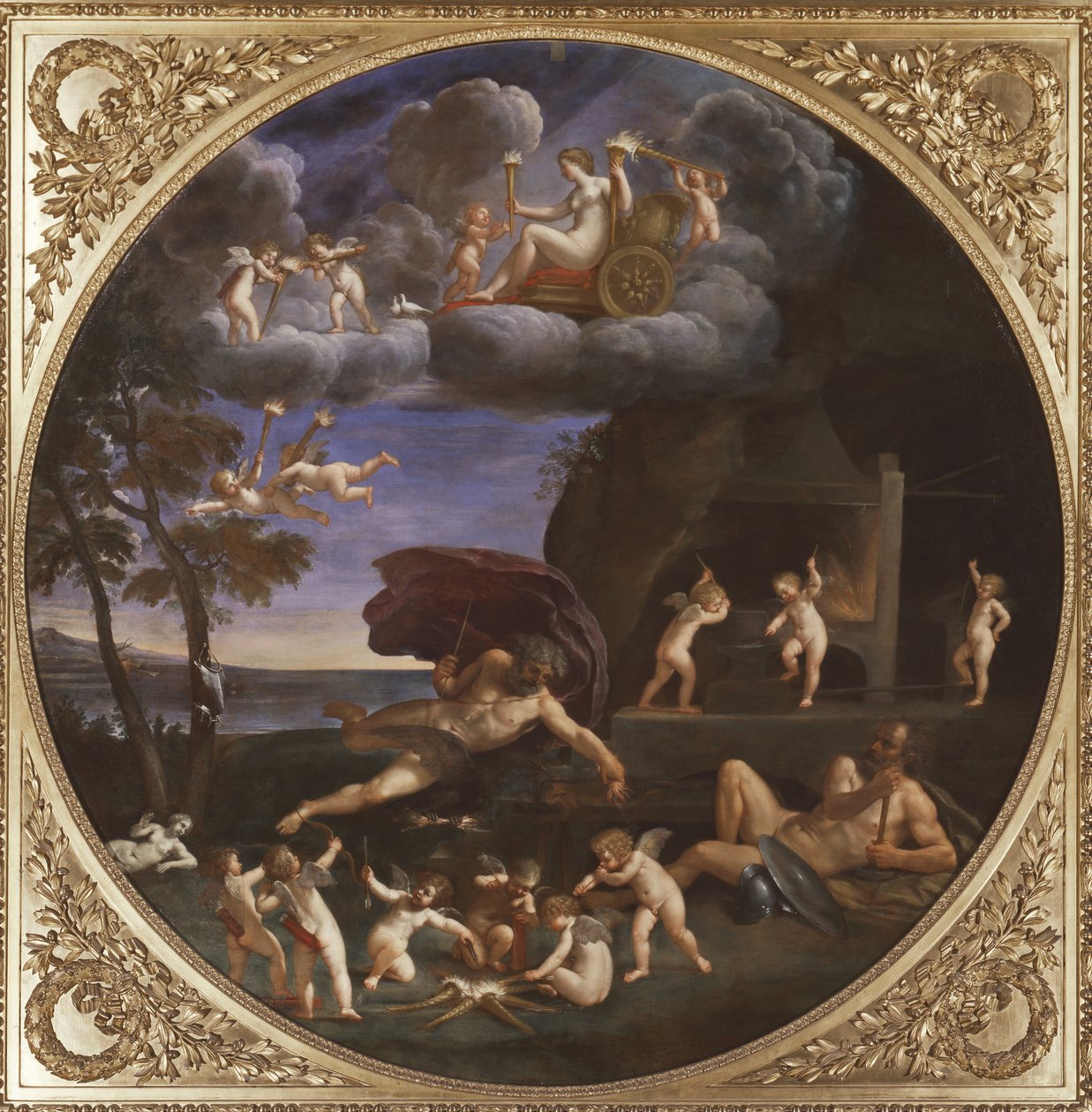 Živel ohně, 1625-28 od Francesco Albani