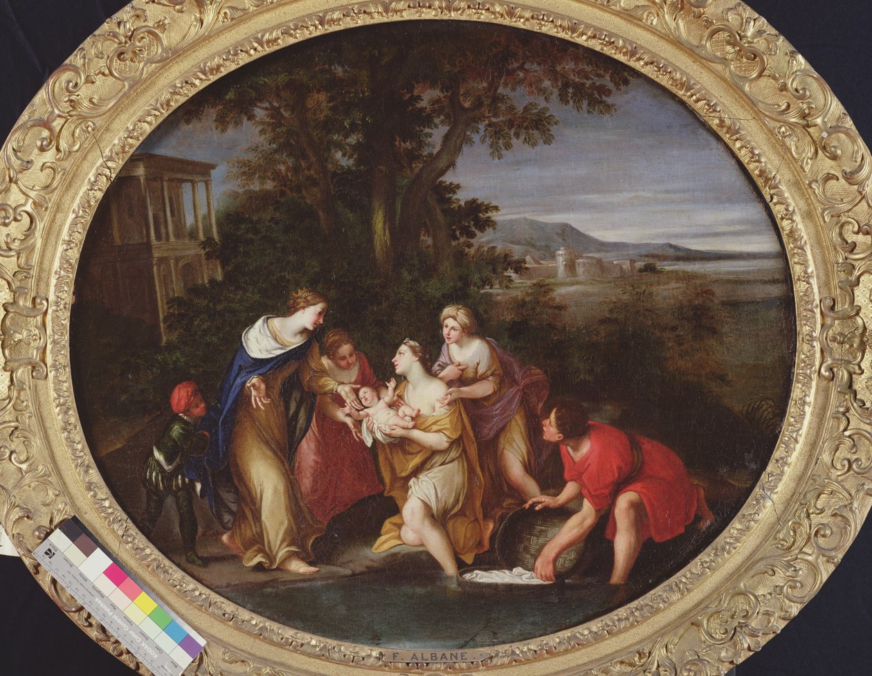 Mojžíš zachráněn před utonutím od Francesco Albani