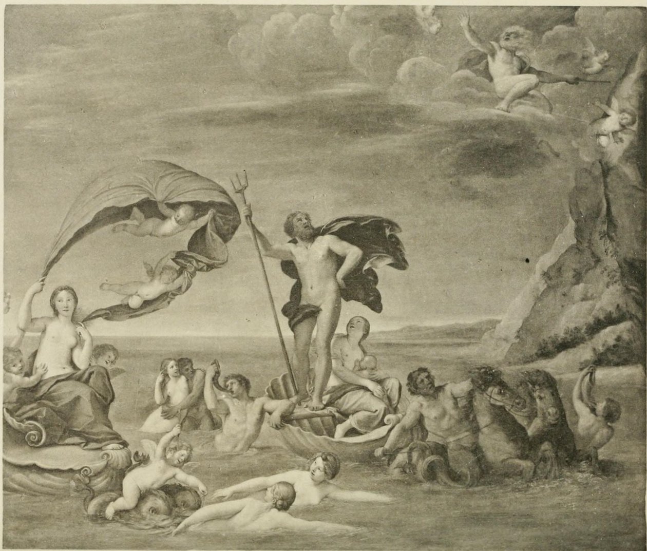 Námořní říše, Neptun a Amfitríta od Francesco Albani