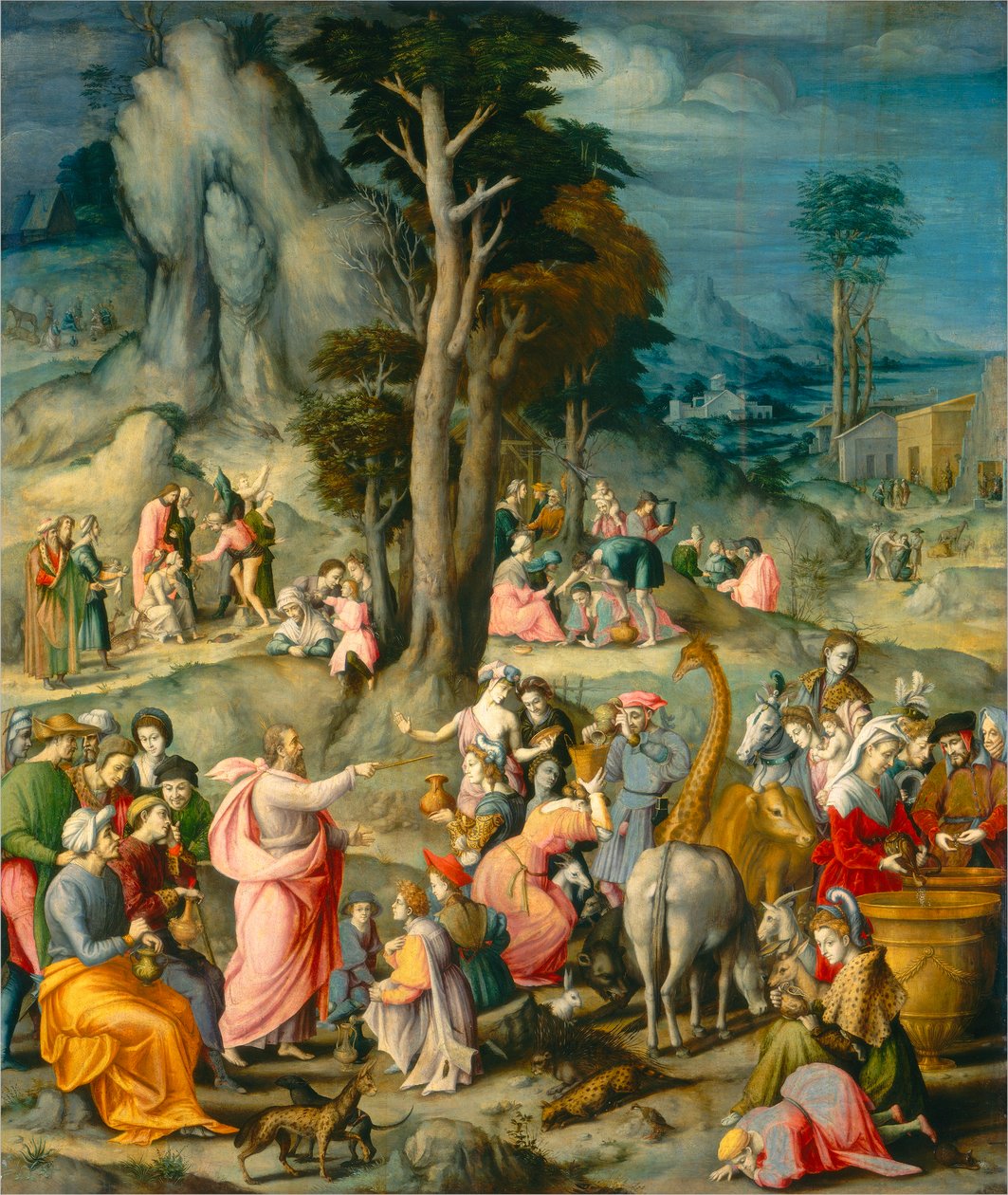 Shromáždění many od Francesco Bacchiacca