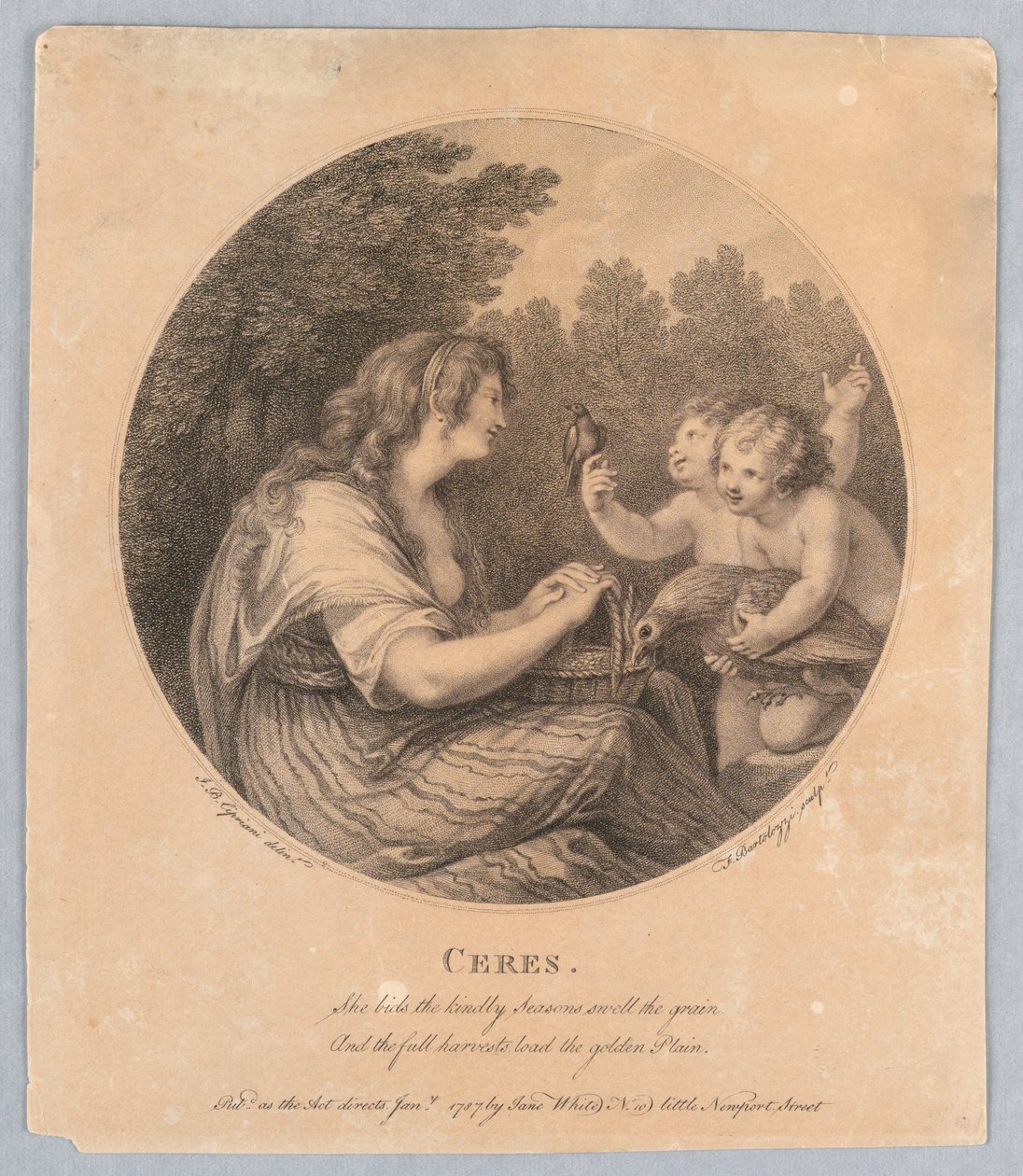 Ceres od Francesco Bartolozzi